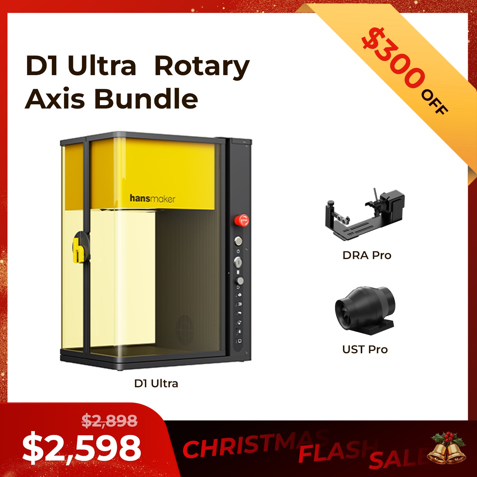 Pre-order hansmaker D1 Ultra Dual Laser Engraver