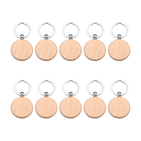 Beechwood Round Keychains (10pcs)