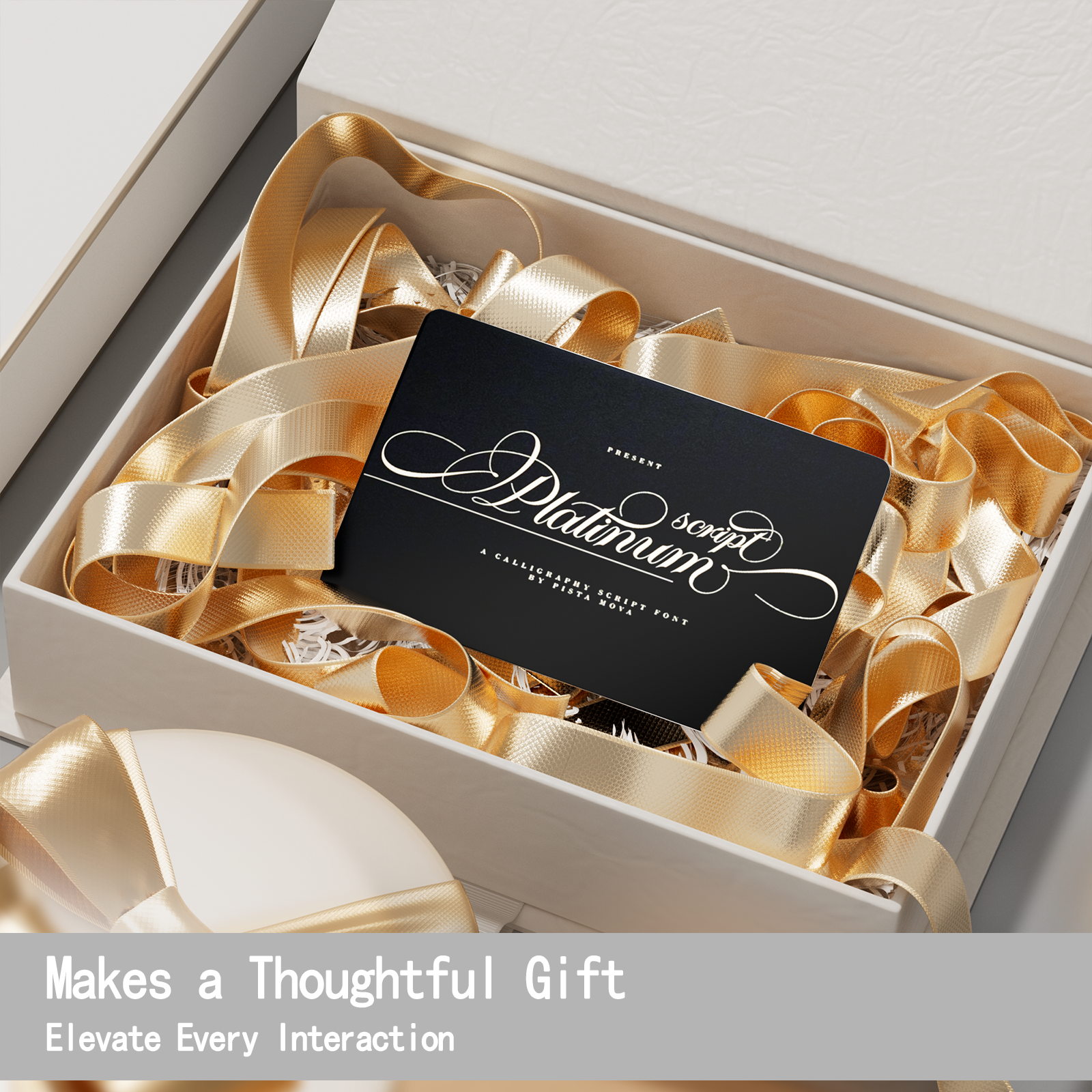 Frosted Black Metal Business Cards