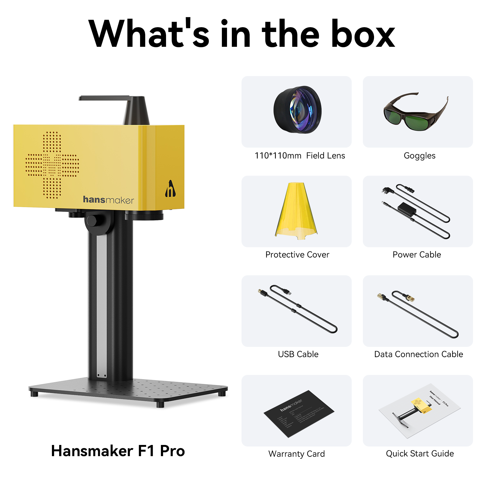 hansmaker F1 Pro 20W Fiber Laser Engraver