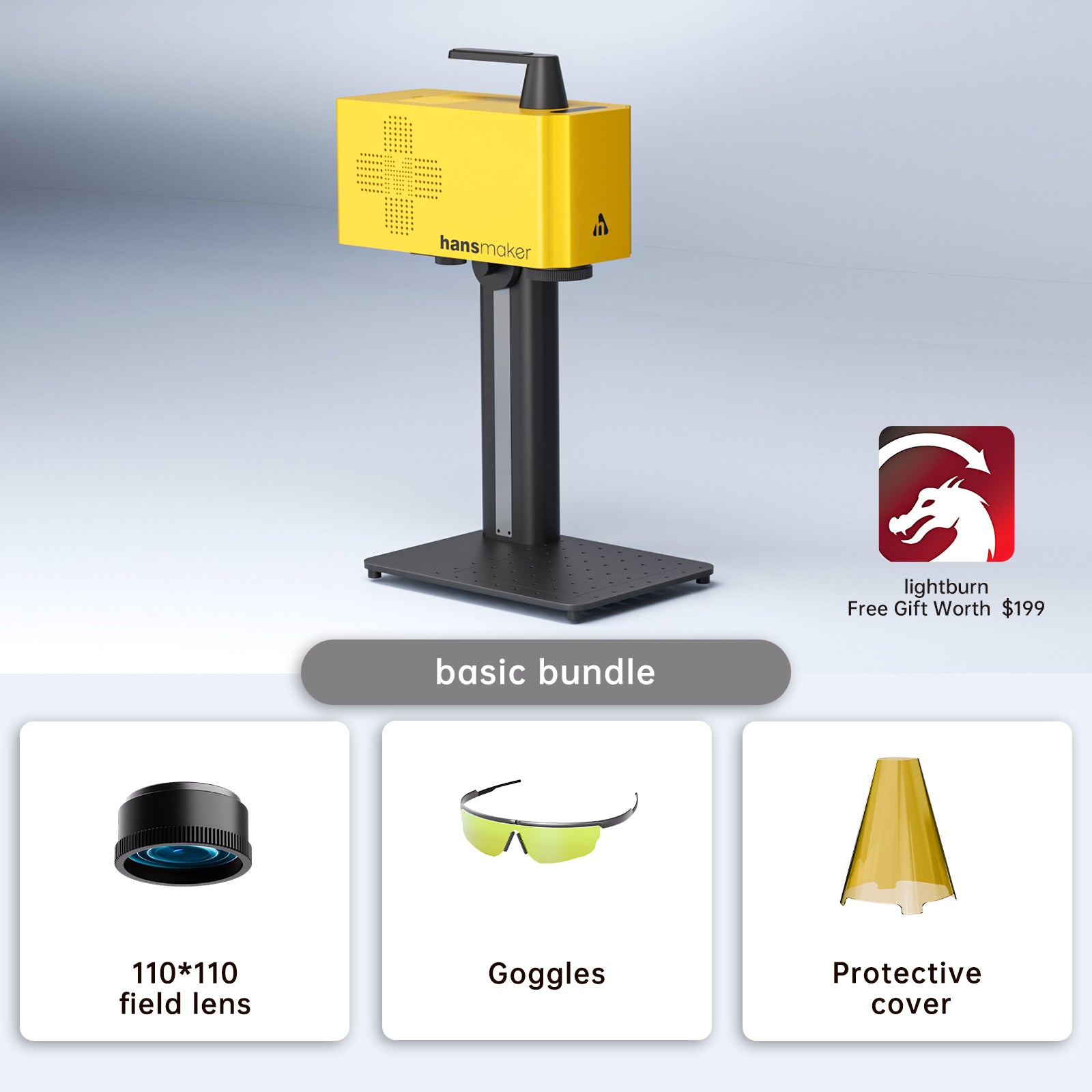 hansmaker F1 Pro 20W Fiber Laser Engraver